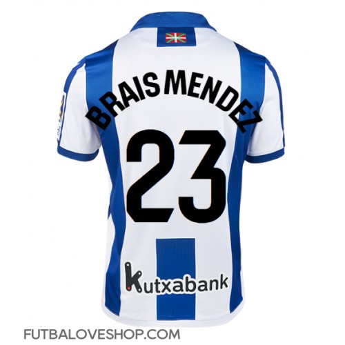 Dres Real Sociedad Brais Mendez #23 Domáci 2024-25 Krátky Rukáv